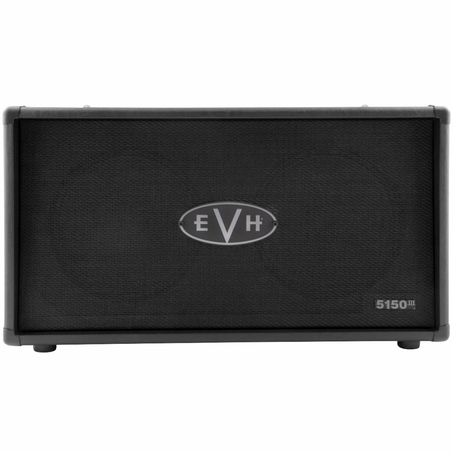 Amps & Effects EVH Cabinets | Evh 5150Iii 50S 212St 60W 2X12 Guitar Speaker Cabinet Black