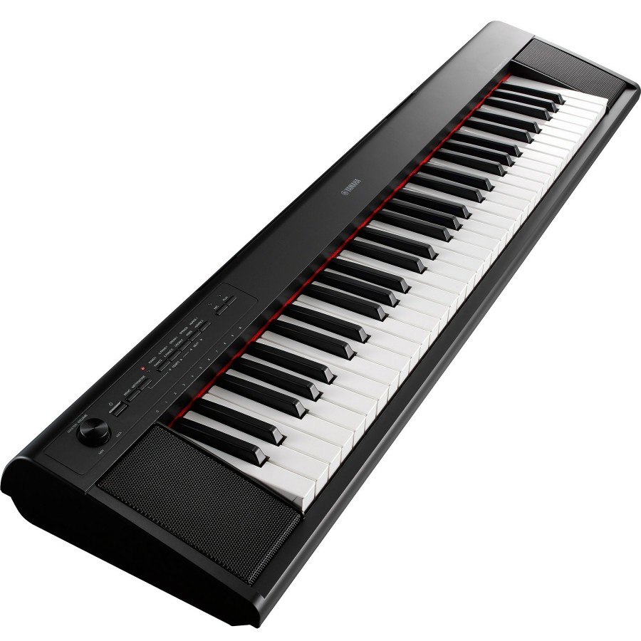 Keyboards & Midi Yamaha | Yamaha Piaggero Np-12 61-Key Portable Keyboard With Power Adapter Black