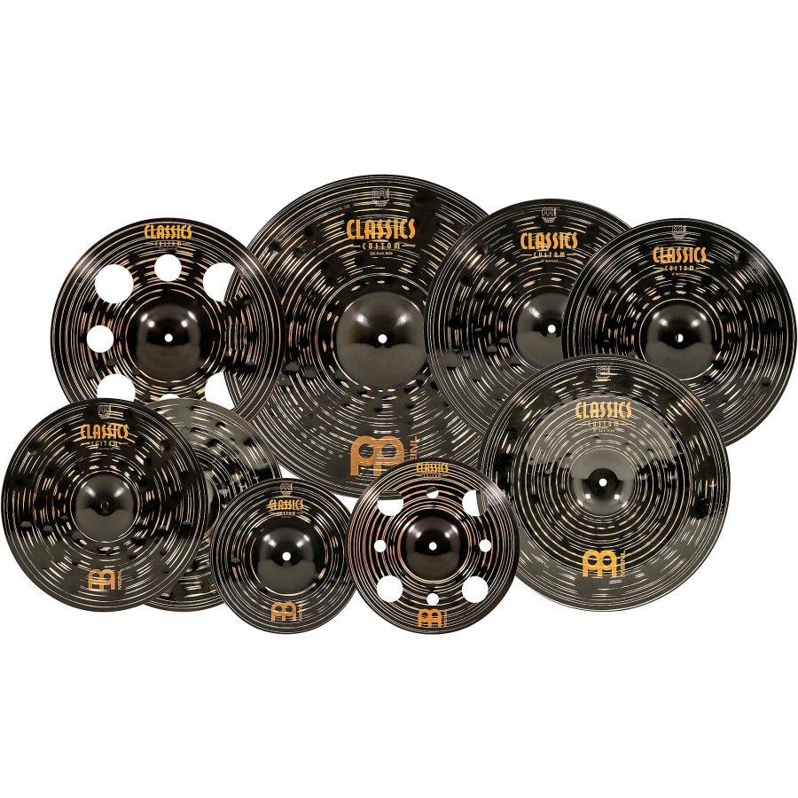 Drums MEINL Cymbal Packs | Meinl Classics Custom Dark Expanded Cymbal Set