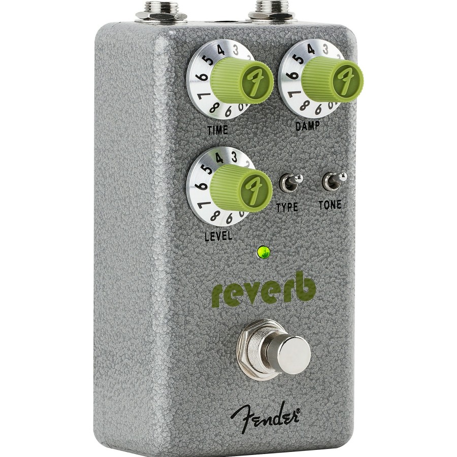 Amps & Effects Fender Delay & Reverb | Fender Hammertone Reverb Effects Pedal Gray And Green