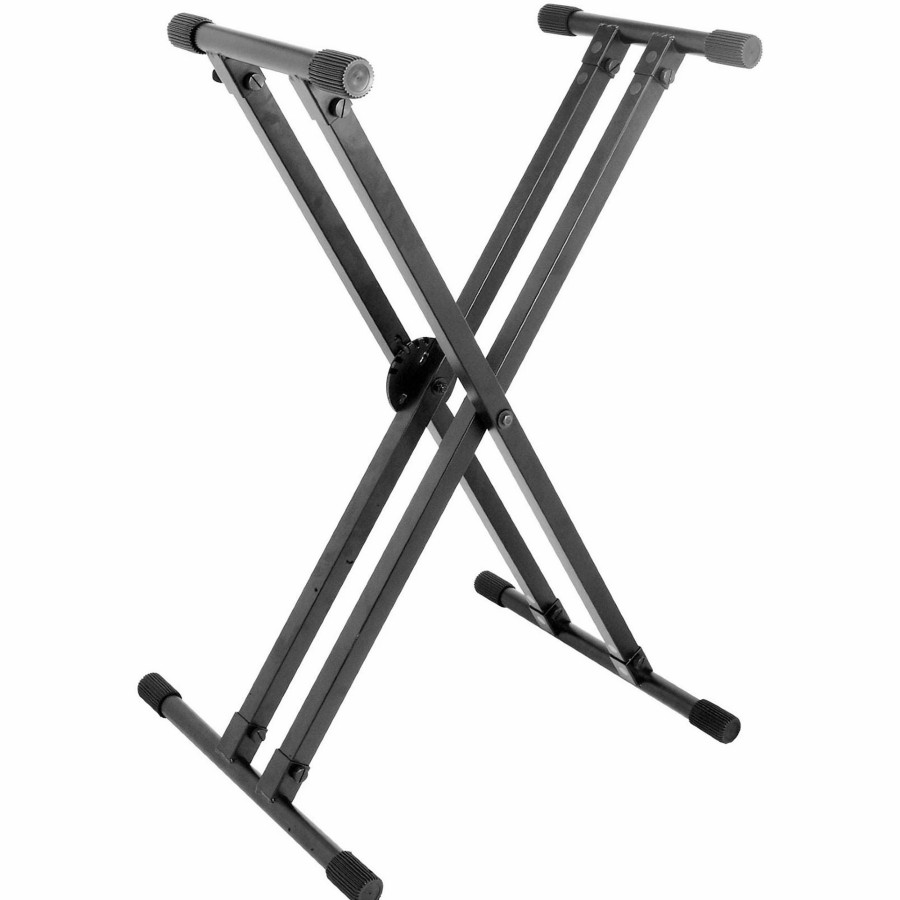 Keyboards & Midi On-Stage Stands & Racks | On-Stage Ks8291 Heavy-Duty Deluxe X Ergo-Lok Keyboard Stand