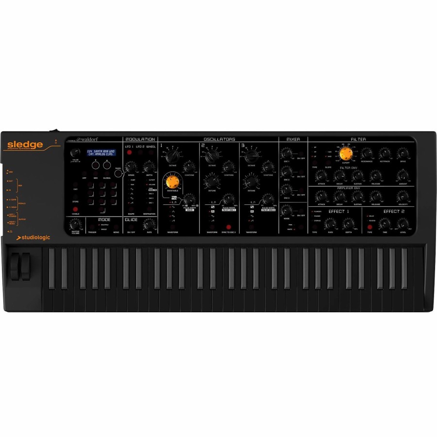 Keyboards & Midi Studiologic Synthesizers | Studiologic Sledge 2.0 Black