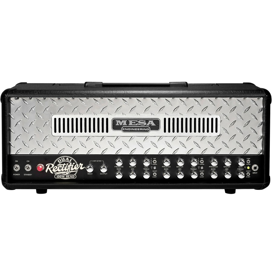 Amps & Effects MESA/Boogie Heads | Mesa/Boogie Dual Rectifier 100W Tube Guitar Amp Head Black