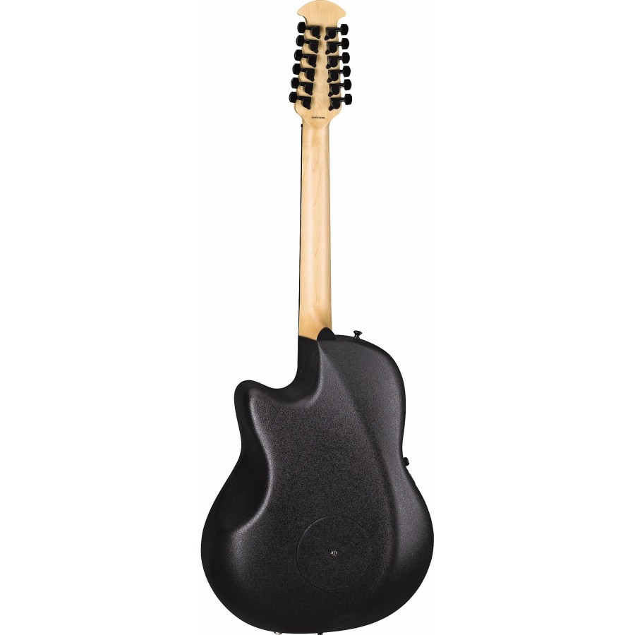 Guitars Ovation 12-String | Ovation Elite 2058 Tx 12-String Acoustic-Electric Guitar Black