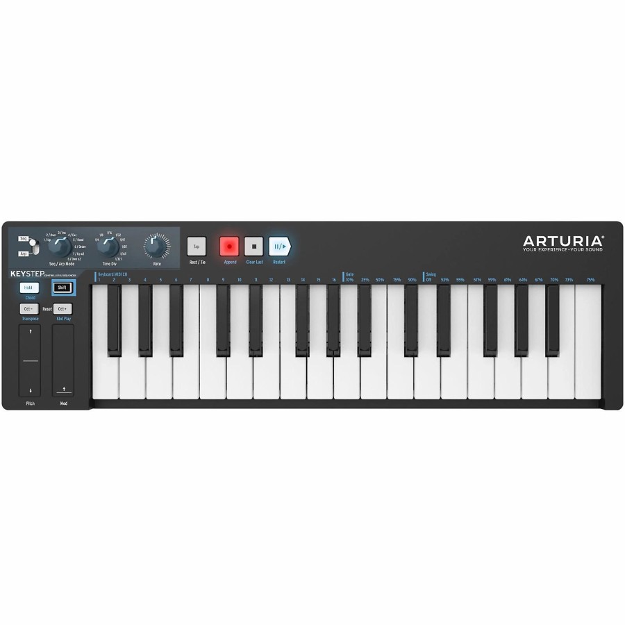 Keyboards & Midi Arturia Midi Controllers | Arturia Keystep Limited Black Edition