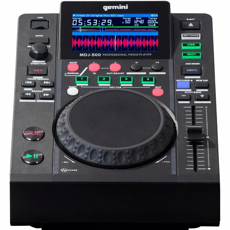 Dj Equipment Gemini | Gemini Mdj-500 Professional Usb Dj Media Player