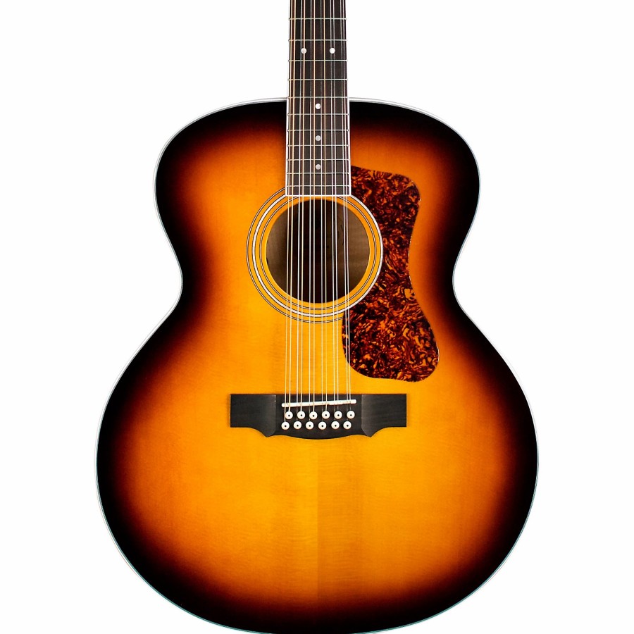 Guitars Guild 12-String | Guild F-2512E Deluxe Westerly Collection 12-String Jumbo Acoustic-Electric Guitar Antique Sunburst