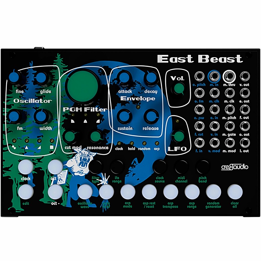 Keyboards & Midi Cre8audio Synthesizer Modules | Cre8Audio East Beast Semi-Modular Synthesizer