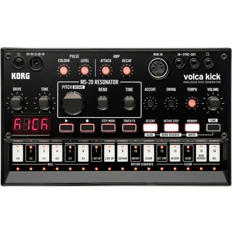 Keyboards & Midi KORG Synthesizer Modules | Korg Volca Kick Bass Percussion Synthesizer