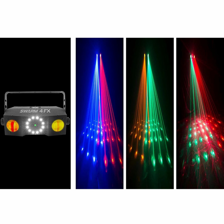 Lighting CHAUVET DJ | Chauvet Dj Swarm 4 Fx Stage Laser Party Light With Led Wash And Strobe Light Effects