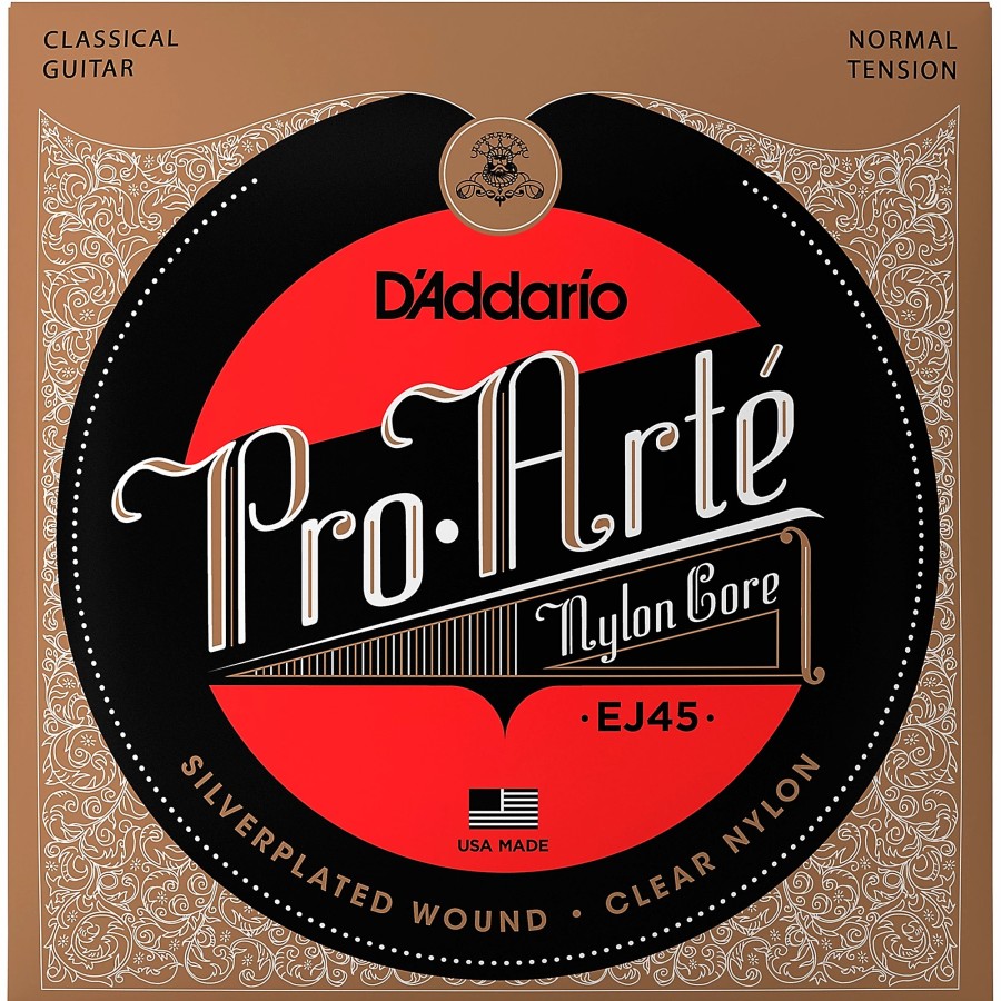 Guitars D'Addario Guitar Strings | D'Addario Ej45 Pro-Arte Normal Tension Classical Guitar Strings