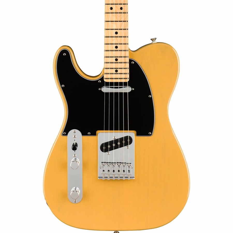 Guitars Fender Left Handed | Fender Player Telecaster Maple Fingerboard Left-Handed Electric Guitar Butterscotch Blonde