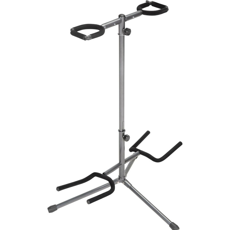 Guitars Proline Guitar Stands | Proline Ht1052 Securi-T Double Tripod Stand With Locking Yokes