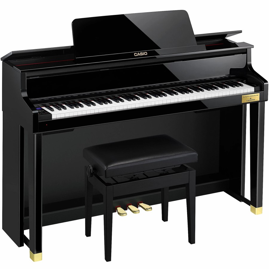 Keyboards & Midi Casio Home Digital Pianos | Casio Gp-510Bp Celviano Grand Hybrid Black