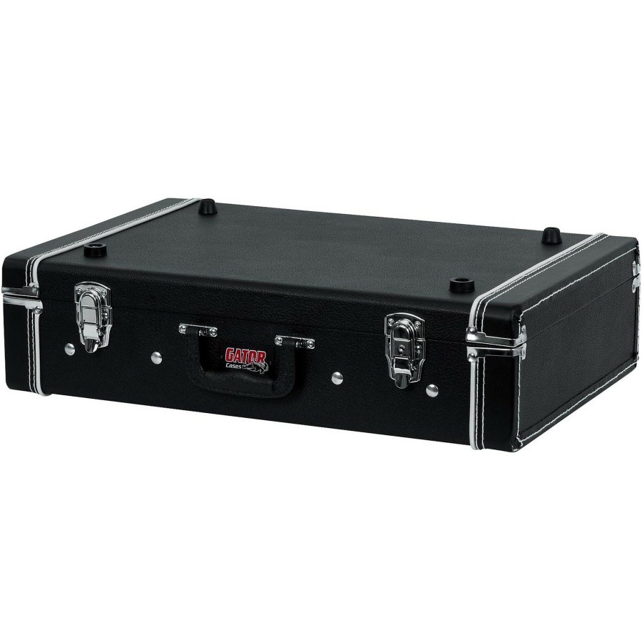 Amps & Effects Gator Pedalboards | Gator Gig-Box Jr. Pedal Board/Guitar Stand Case Black