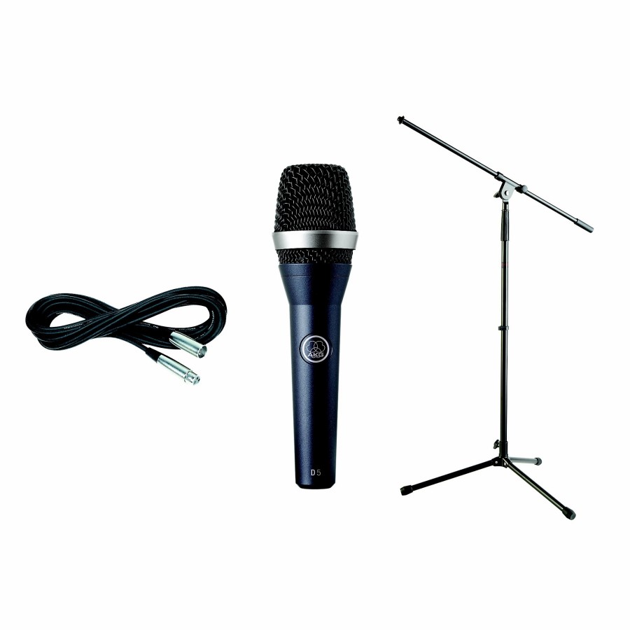 Mics & Wireless AKG | Akg D5 Stand And Cable Package