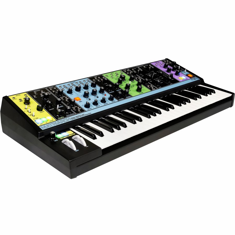 Keyboards & Midi Moog Synthesizers | Moog Matriarch Semi-Modular Analog Synthesizer Black