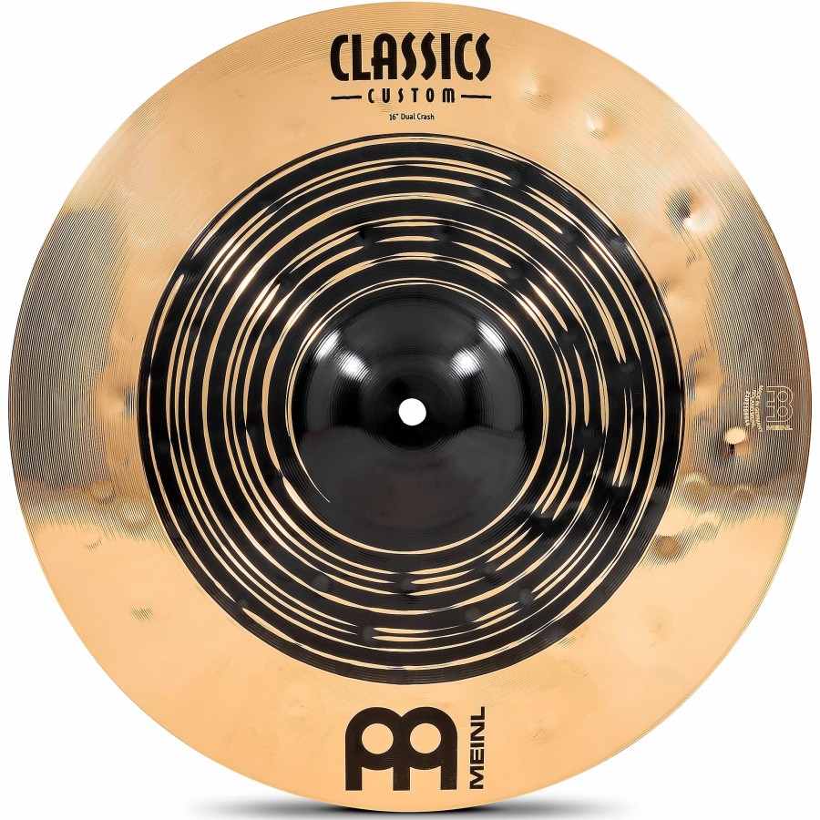 Drums MEINL Crash Cymbals | Meinl Classics Custom Dual Crash Cymbal 16 In.