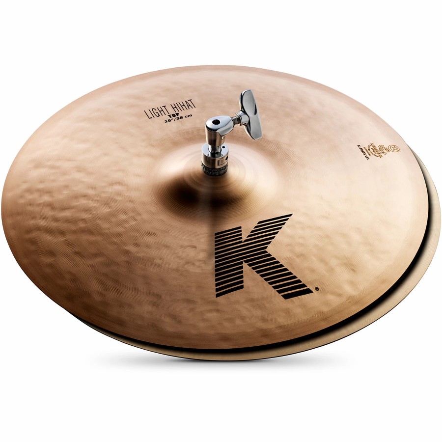 Drums Zildjian Hi-Hat Cymbals | Zildjian K Light Hi-Hat Pair Cymbal 15 In.