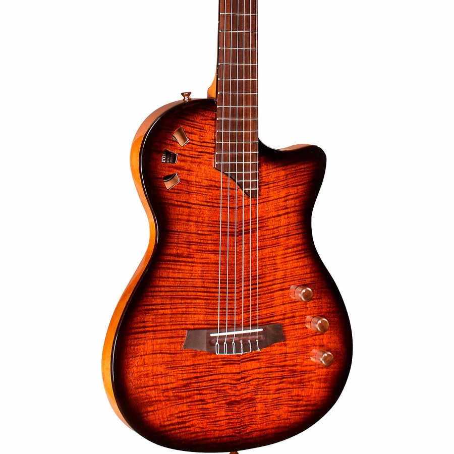 Guitars Cordoba | Cordoba Stage Nylon-String Electric Guitar Edge Burst