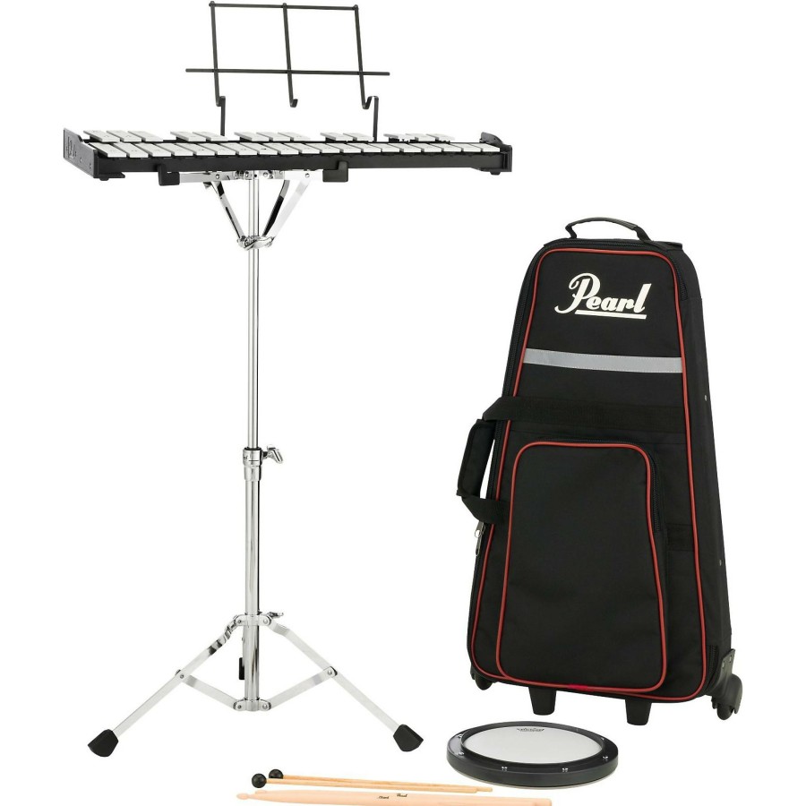 Drums Pearl | Pearl Pk910C Educational Bell Kit With Rolling Cart 8 In.