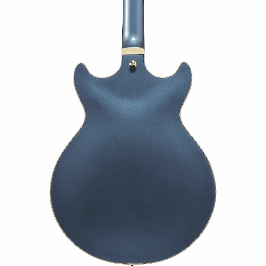 Guitars Ibanez Hollow & Semi-Hollow Body | Ibanez Amh90 Artcore Full Hollowbody Prussian Blue Metallic