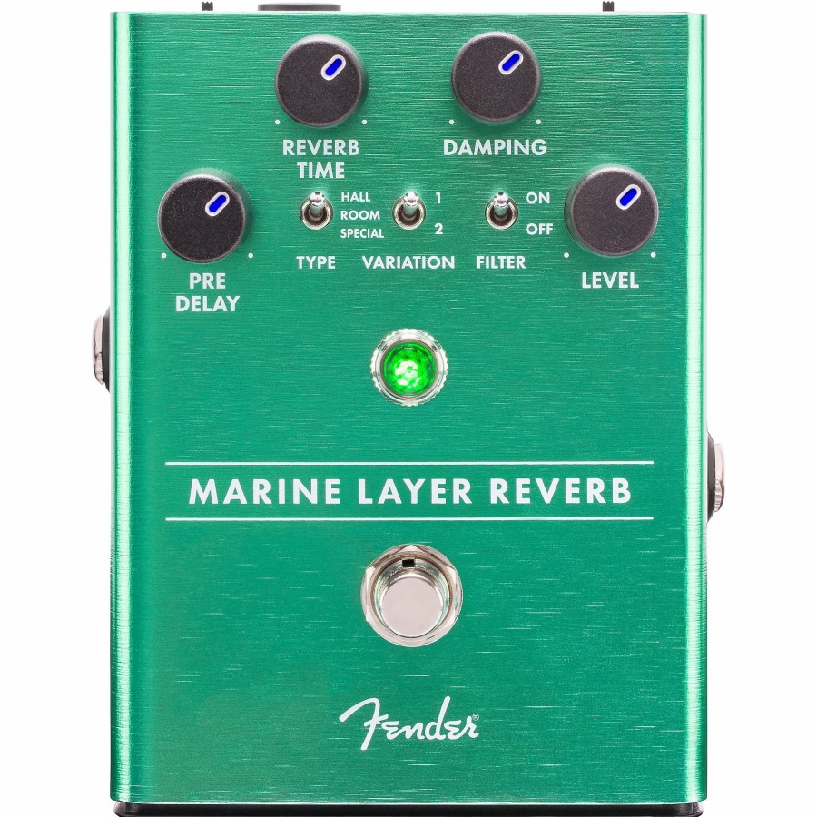 Amps & Effects Fender Delay & Reverb | Fender Marine Layer Reverb Effects Pedal