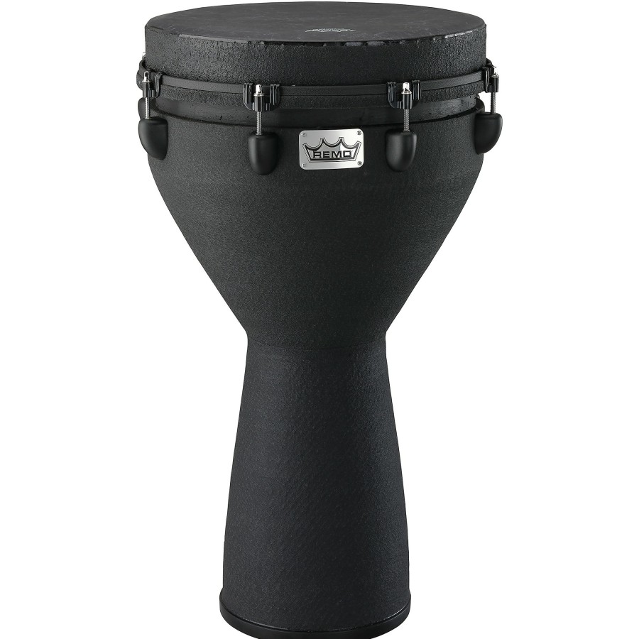 Drums Remo | Remo Mondo Designer Series Key-Tuned Djembe Black Earth 25 X 14 In.