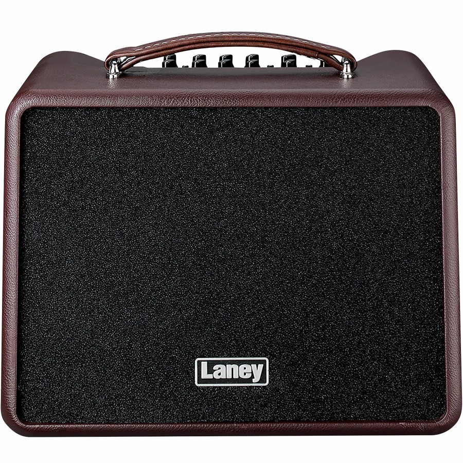 Amps & Effects Laney Acoustic Combo Guitar Amps | Laney A-Solo 60W 1X8" Acoustic Guitar Amplifier Brown