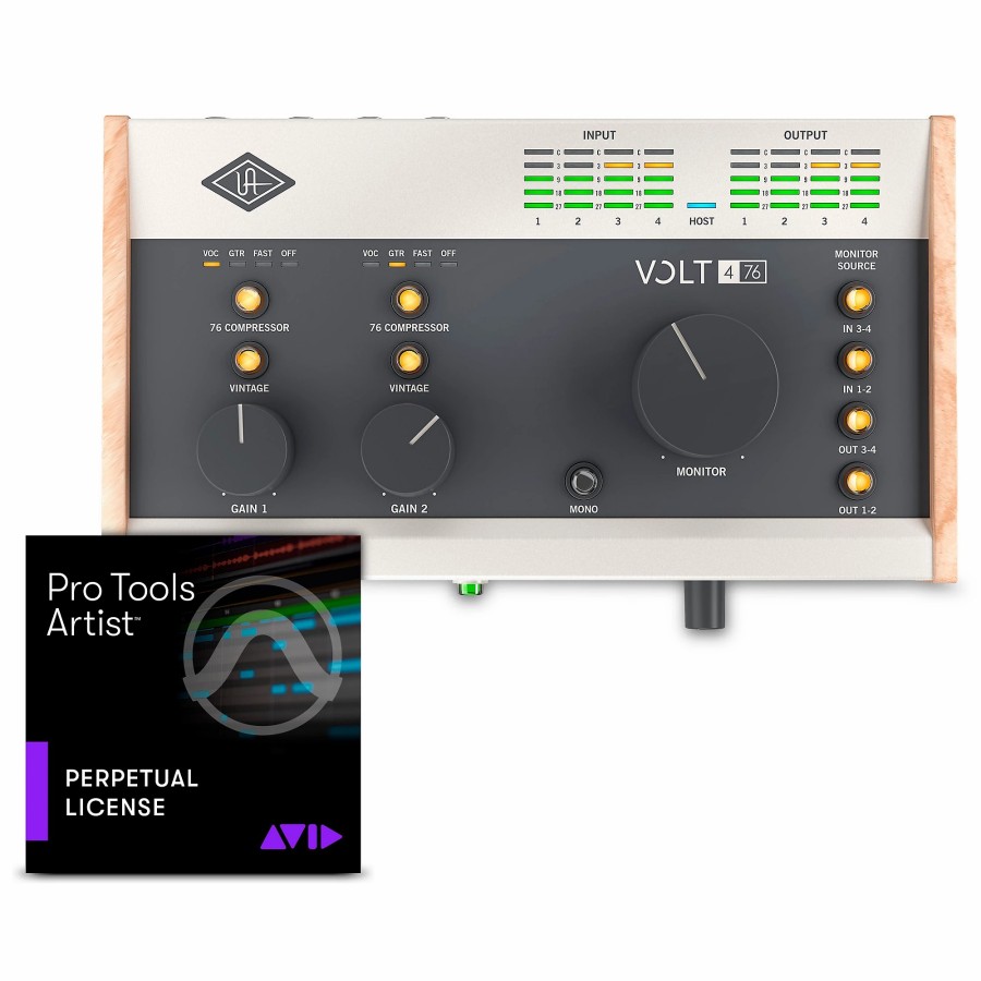 Recording Universal Audio | Universal Audio Volt Usb Audio Interface With Avid Pro Tools Artist Perpetual (Boxed) Volt 476