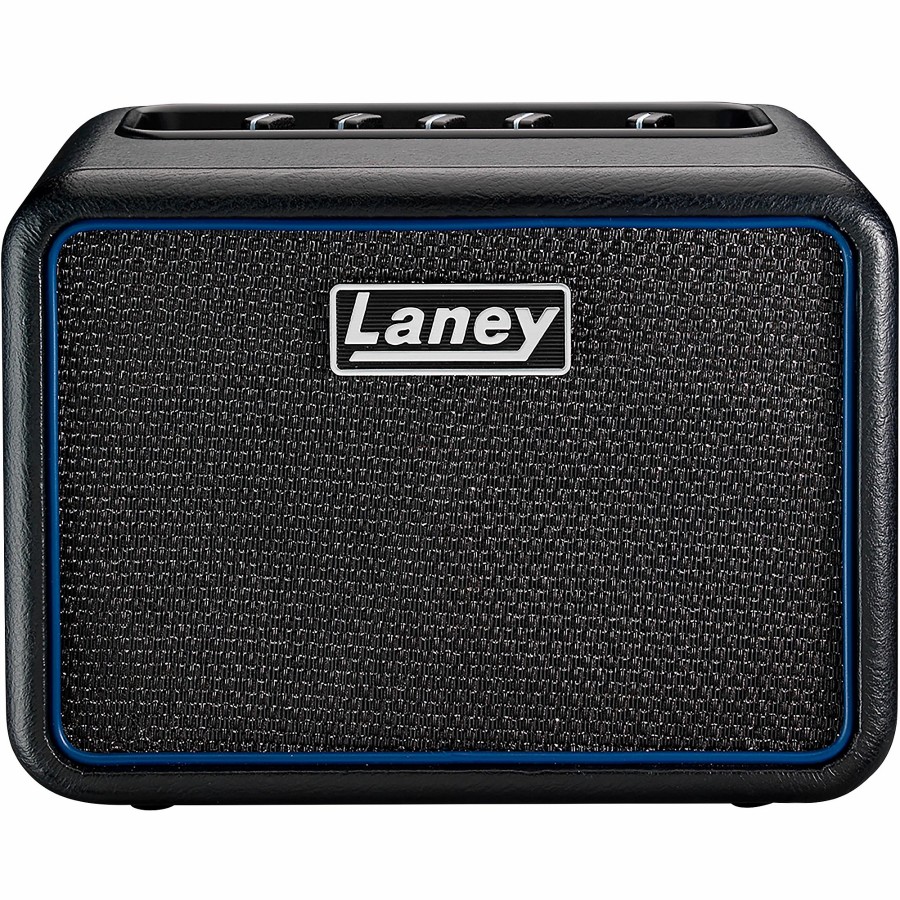 Amps & Effects Laney Mini Amps | Laney Mini-Bass-Nx 6W 2X3 Bass Combo Amp Black And Blue