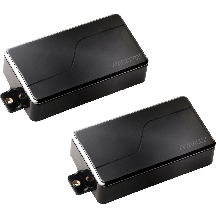 Basses Fishman Fretted Instrument Accessories & Parts | Fishman Fluence Modern Humbucker Set Black Nickel