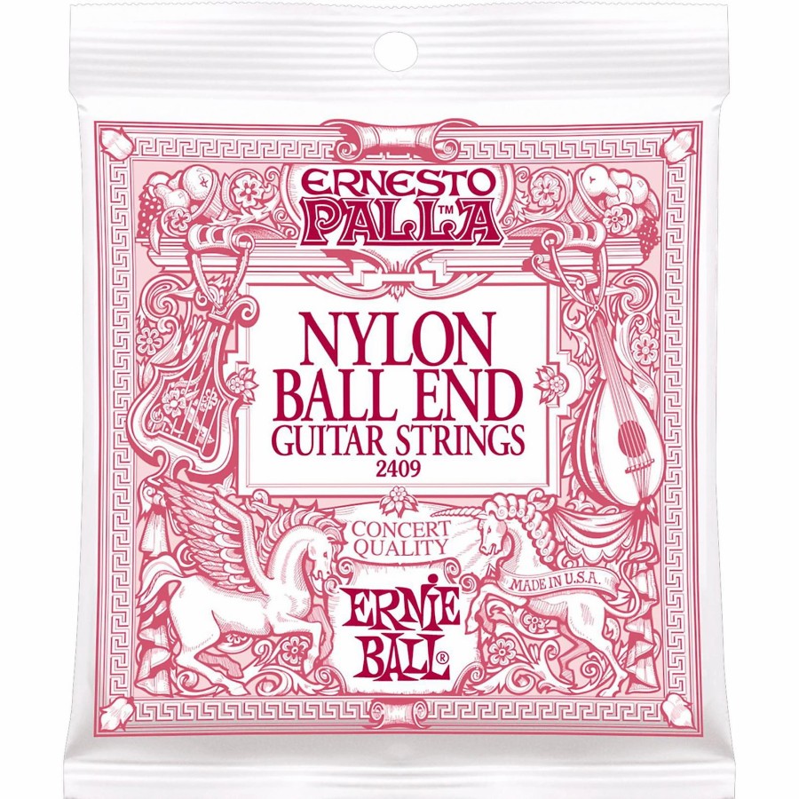 Guitars Ernie Ball Guitar Strings | Ernie Ball 2409 Ernesto Palla Nylon Ball End Classical Acoustic Guitar Strings