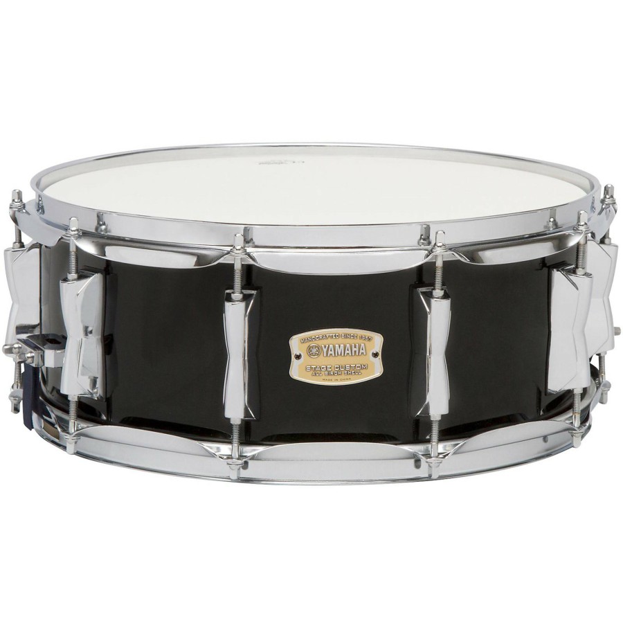 Drums Yamaha Snare Drums | Yamaha Stage Custom Birch Snare 14 X 5.5 In. Raven Black