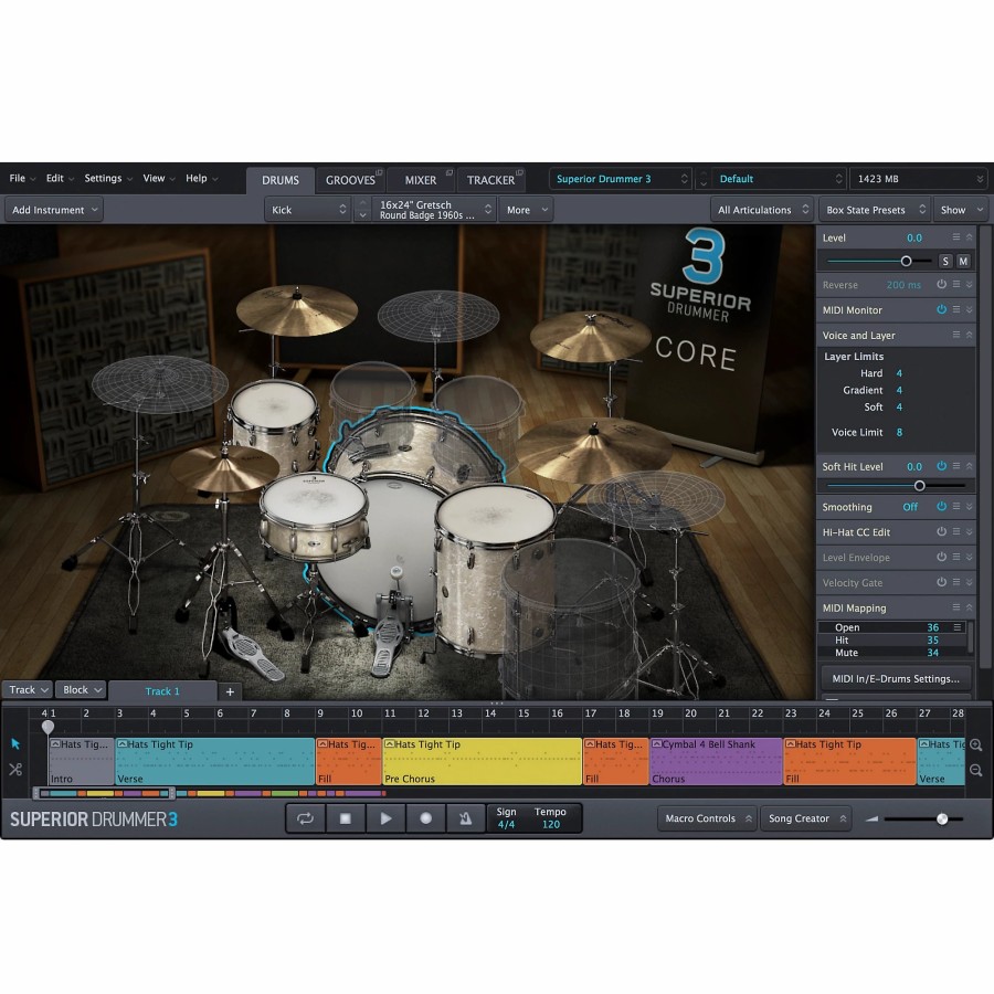 Recording Toontrack | Toontrack Superior Drummer 3.0 Vssd