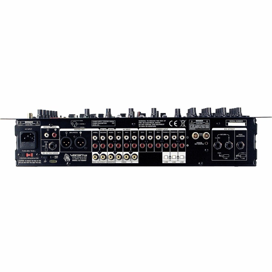 Dj Equipment VocoPro | Vocopro Kj-7808Rv Pro Dj And Karaoke Mixer