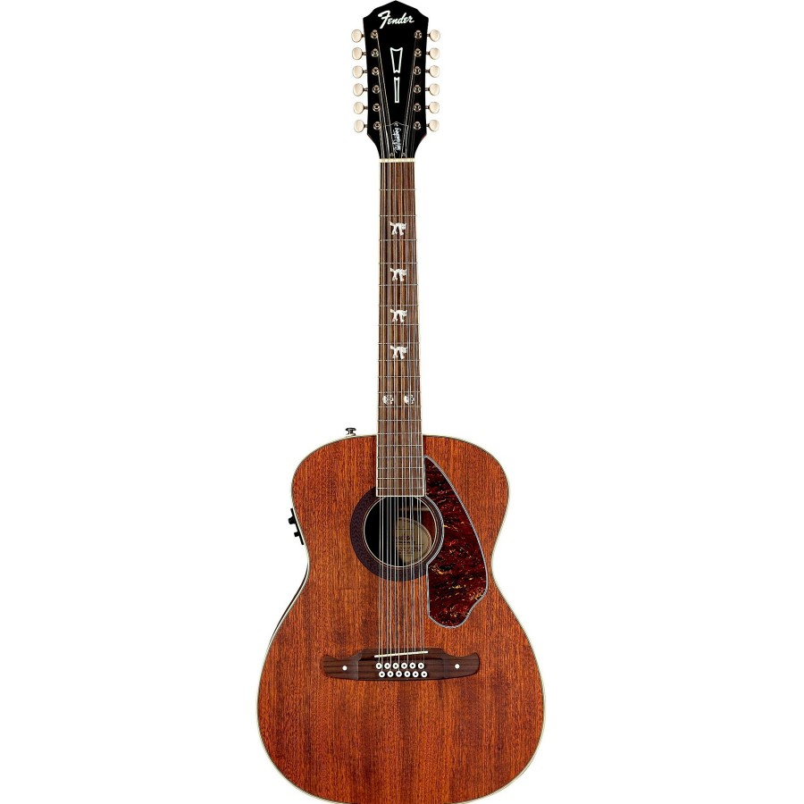 Guitars Fender 12-String | Fender Tim Armstrong Hellcat-12 12-String V2 Acoustic-Electric Guitar Natural