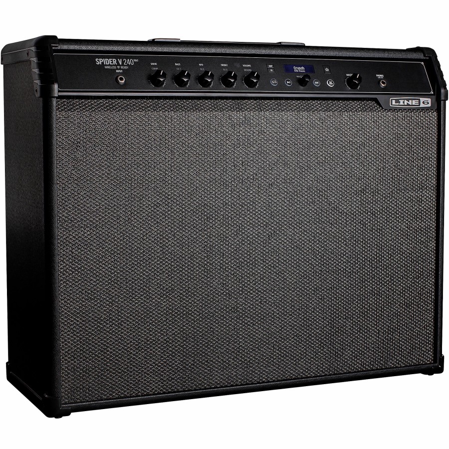 Guitars Line 6 Guitar Amps | Line 6 Spider V 240 Mkii 240W 2X12 Guitar Combo Amp Black