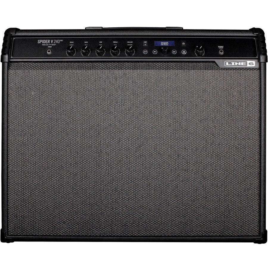 Guitars Line 6 Guitar Amps | Line 6 Spider V 240 Mkii 240W 2X12 Guitar Combo Amp Black