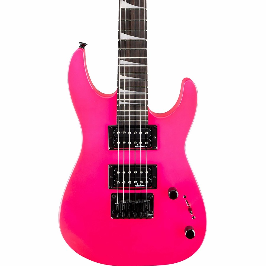 Guitars Jackson Travel & Mini | Jackson Js1X Dinky Minion Electric Guitar Neon Pink