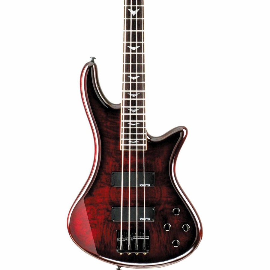 Basses Schecter Guitar Research 4-String | Schecter Guitar Research Stiletto Extreme-4 Bass Black Cherry