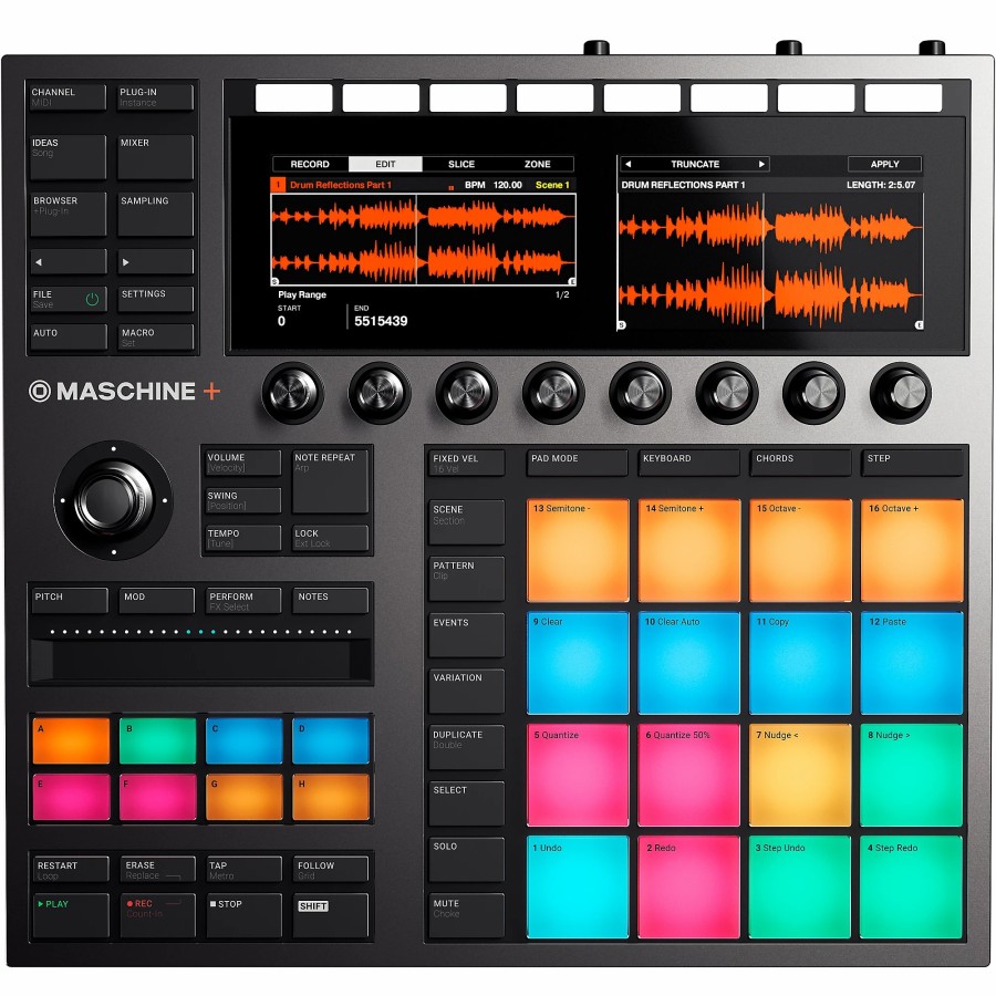 Keyboards & Midi Native Instruments | Native Instruments Maschine+ Standalone Groovebox And Sampler