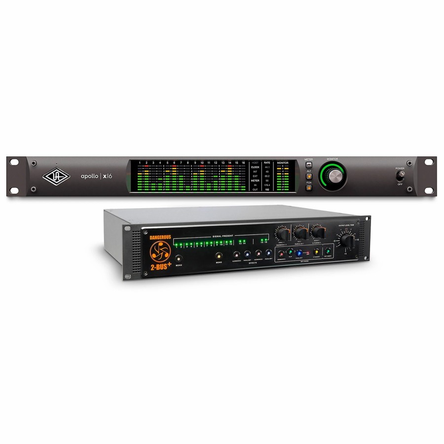 Recording Universal Audio | Universal Audio Professional Streamlined Summing Bundle With Apollo X16 Heritage Edition And Dangerous 2-Bus+