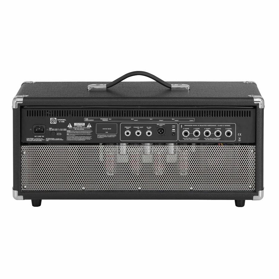 Basses Ampeg Bass Amps | Ampeg V-4B All-Tube 100W Classic Bass Amp Head Black