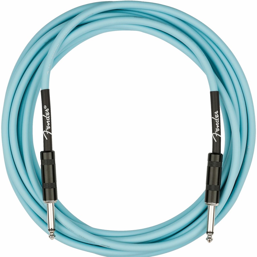 Guitars Fender Instrument Cables | Fender Original Series Limited-Edition Instrument Cable 18.6 Ft. Sonic Blue