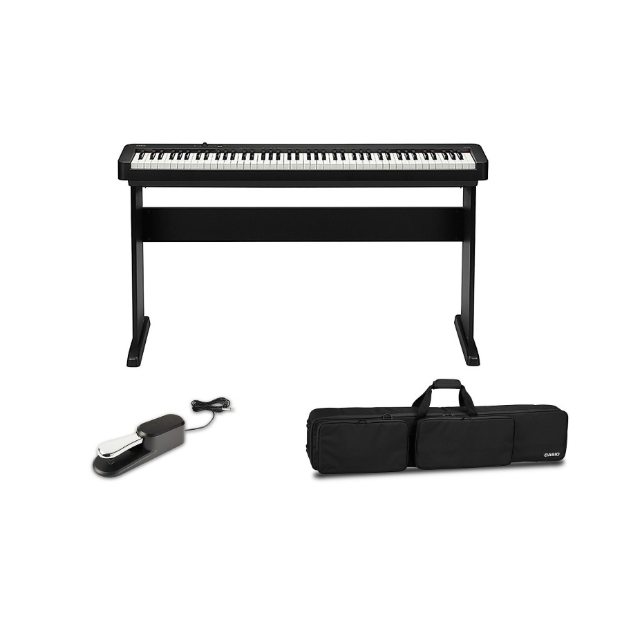 Keyboards & Midi Casio | Casio Cdp-S110 Digital Piano With Cs-46 Stand, Sustain Pedal And Bag Black