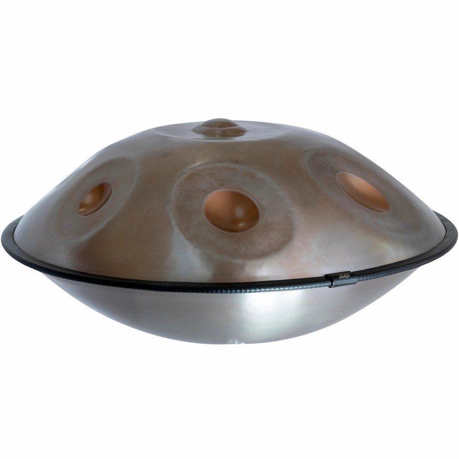 Drums X8 Drums | X8 Drums Vintage Series Pro Handpan D Amara Stainless Steel W/ Bag, 9 Notes