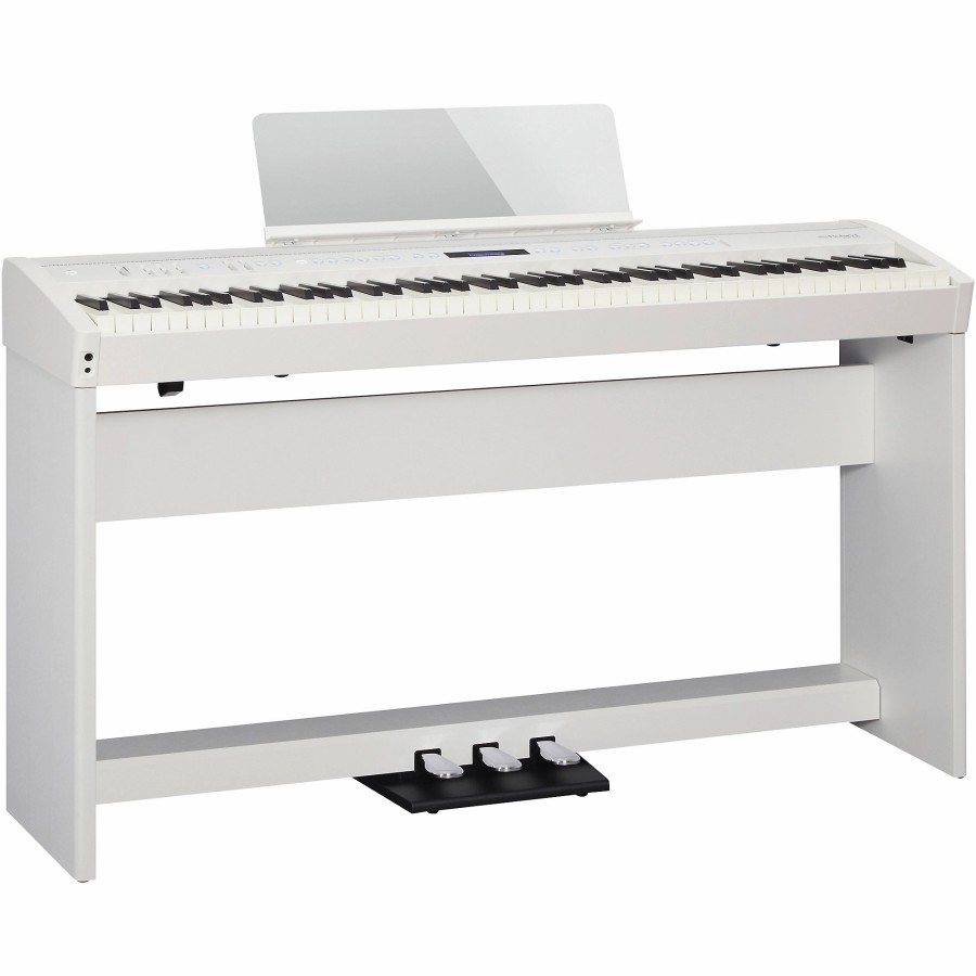 Keyboards & Midi Roland Stands & Racks | Roland Ksc-72 Stand For Fp-60 Digital Piano White