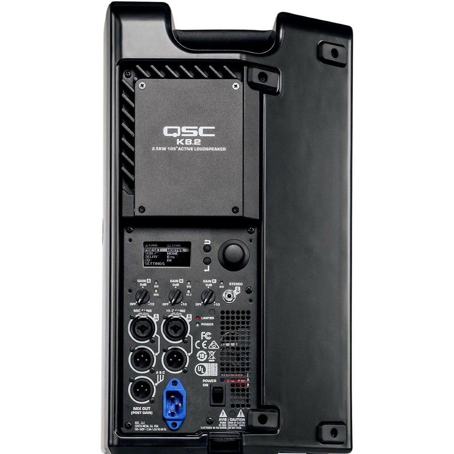 Live Sound QSC | Qsc K8.2 Powered 8" 2-Way Loudspeaker System With Advanced Dsp