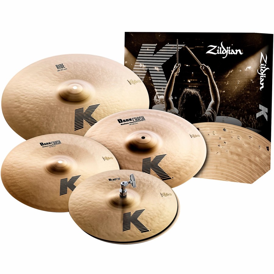 Drums Zildjian Cymbal Packs | Zildjian K Series 5-Piece Cymbal Pack